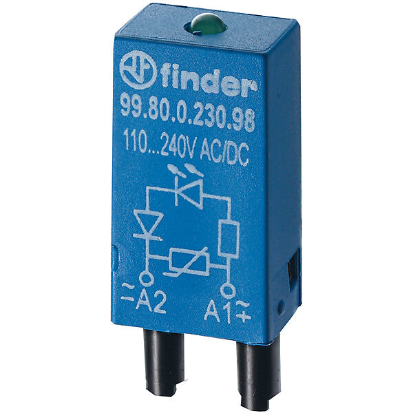 Finder LED gn ohne EMV 6..24VACDC f.Fas. 94.82/83/84 99.80.0.024.59